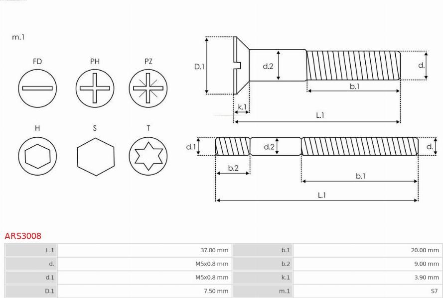 AS-PL ARS3008 - Reparatursatz, Generator parts5.com