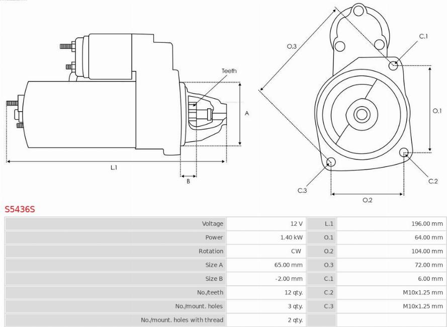 AS-PL S5436S - Uputnik parts5.com