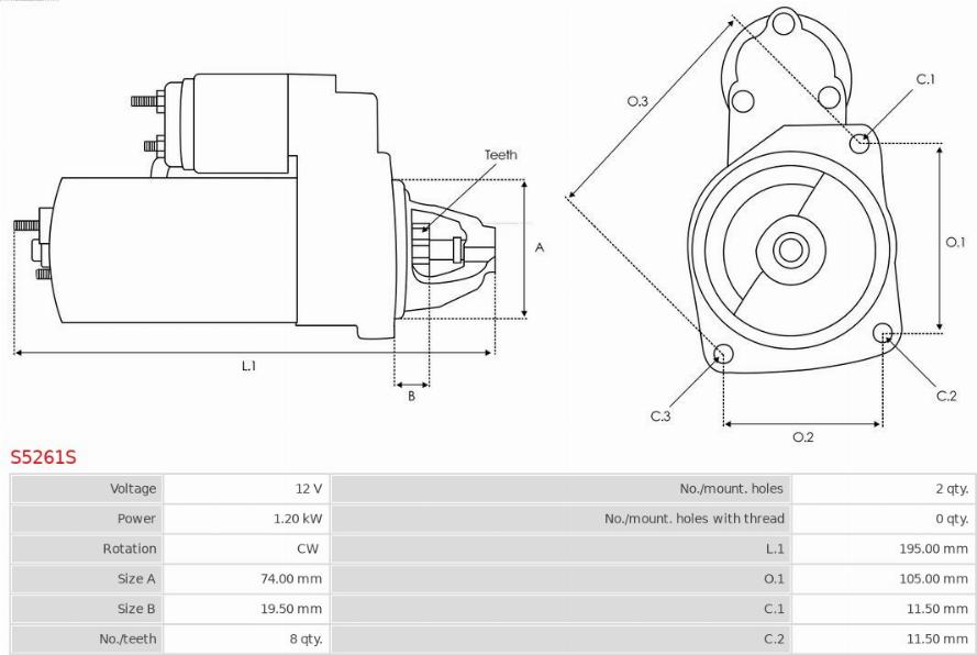 AS-PL S5261S - Uputnik parts5.com