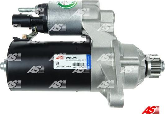 AS-PL S0650PR - Starter parts5.com