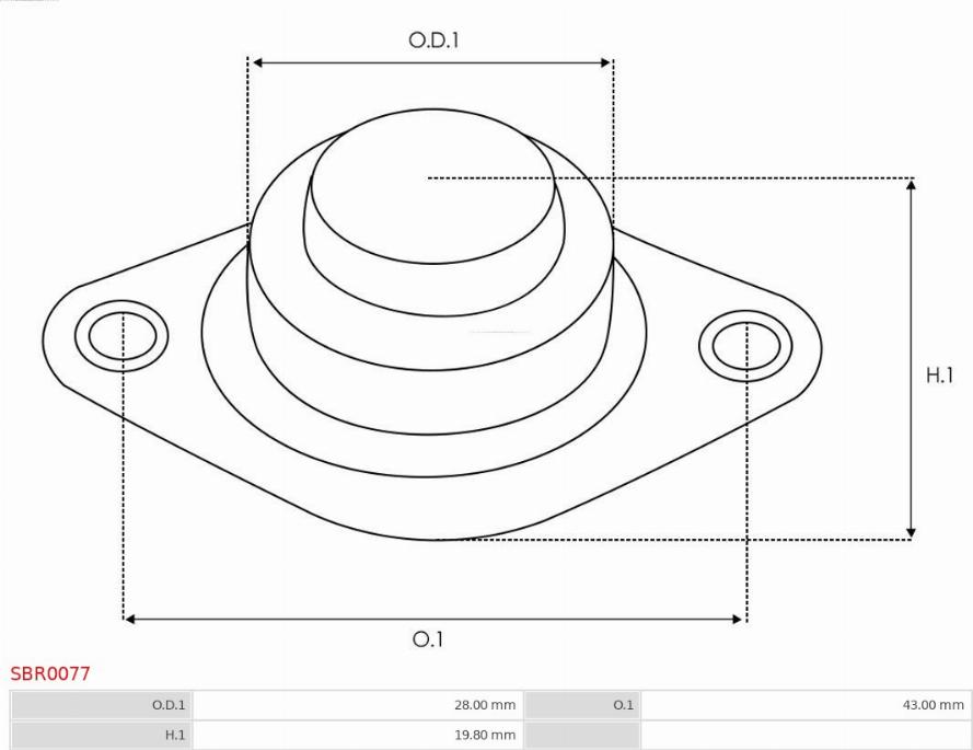 AS-PL SBR0077 - Veko sýtiča karburátora parts5.com