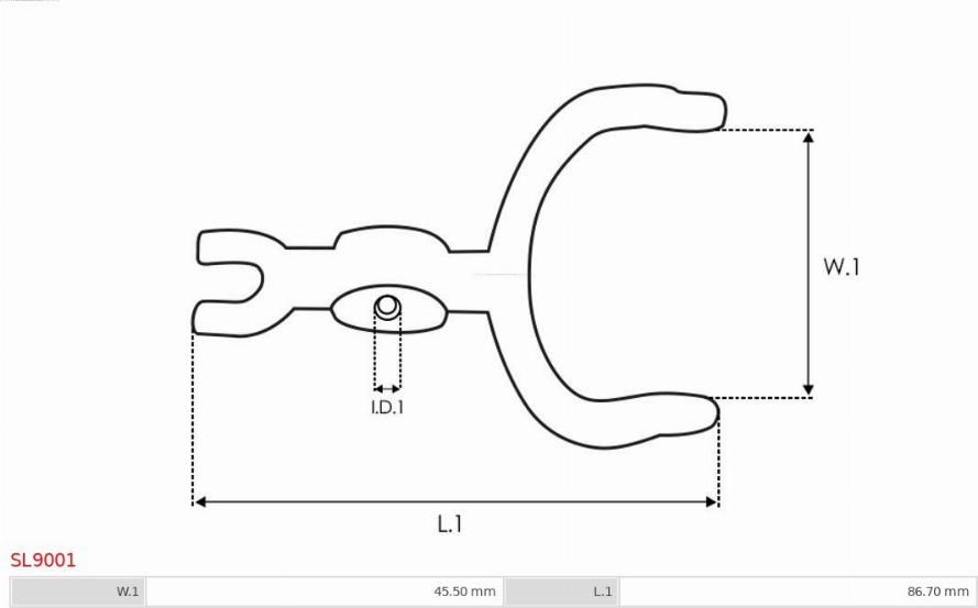 AS-PL SL9001 - Korjaussarja, käynnistinmoott. parts5.com