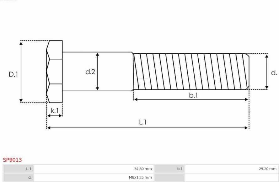 AS-PL SP9013 - Repair Kit, starter parts5.com