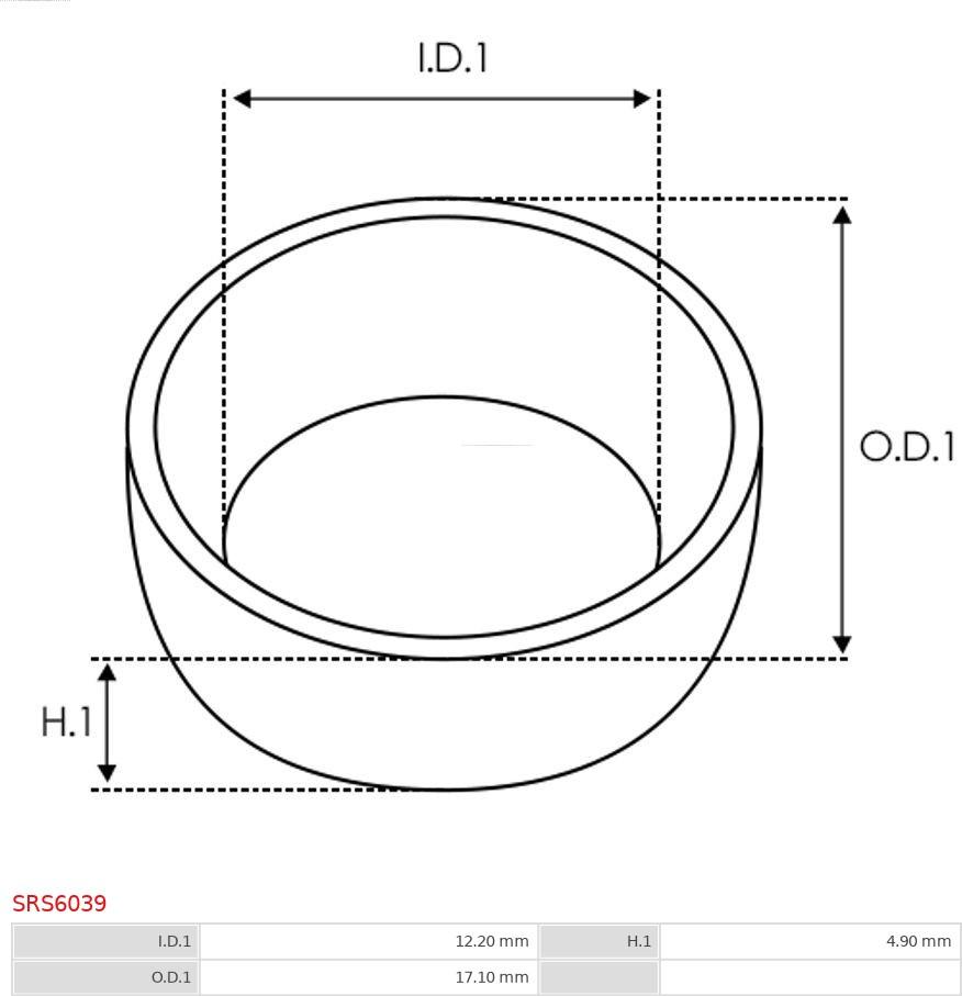 AS-PL SRS6039 - Repair Kit, starter parts5.com