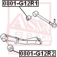 ASVA 0801-G12R1 - Csapágyazás, kormány parts5.com