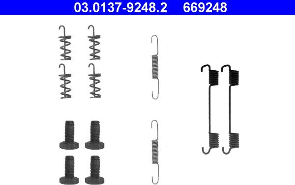 ATE 03.0137-9248.2 - Accessory Kit, parking brake shoes parts5.com