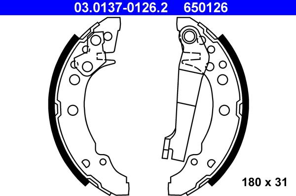 ATE 03.0137-0126.2 - Komplet kočnih čeljusti parts5.com