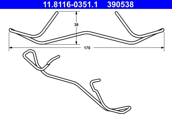 ATE 11.8116-0351.1 - Yay, fren kaliperi parts5.com