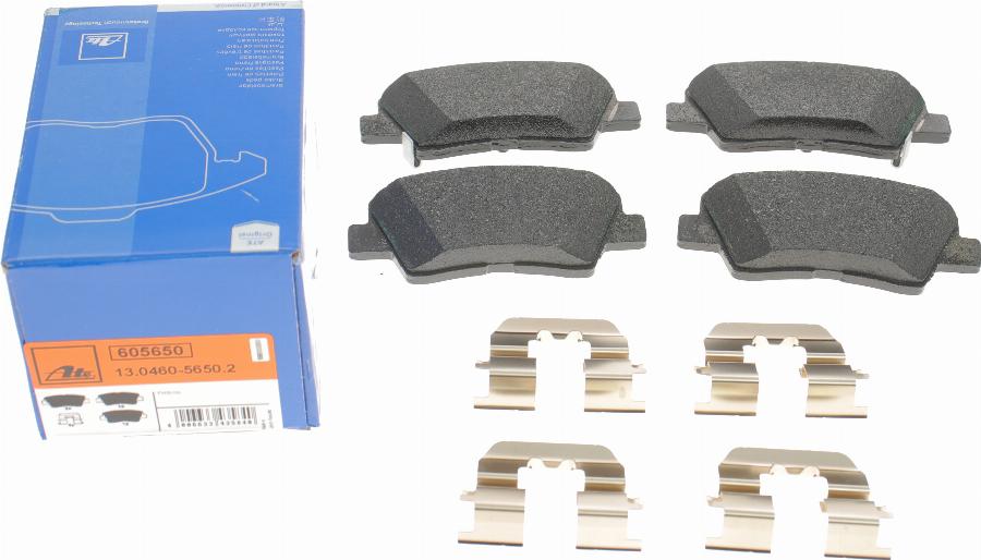 ATE 13.0460-5650.2 - Set placute frana,frana disc parts5.com