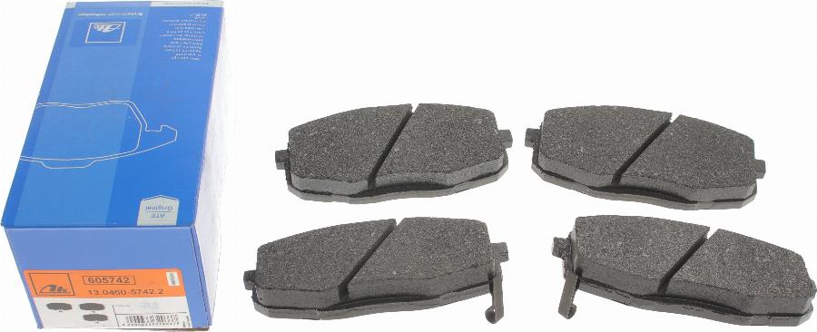 ATE 13.0460-5742.2 - Brake Pad Set, disc brake parts5.com