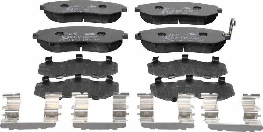 ATE 13.0460-5787.2 - Zestaw klocków hamulcowych, hamulce tarczowe parts5.com