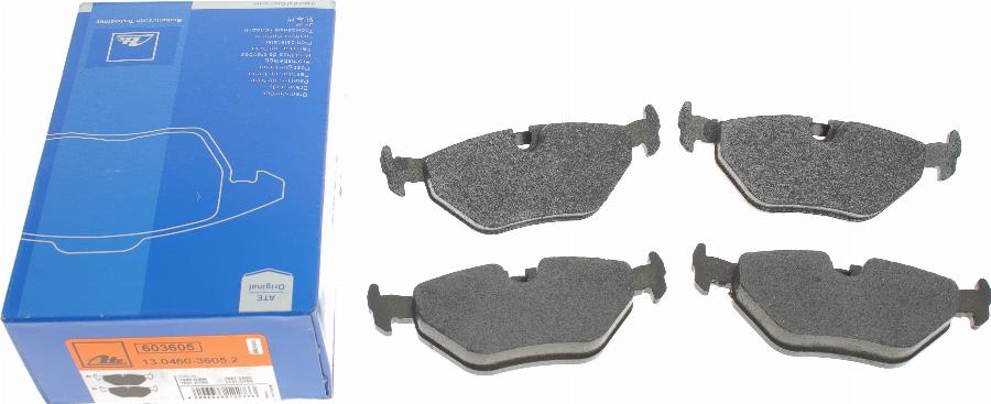 ATE 13.0460-3605.2 - Set placute frana,frana disc parts5.com