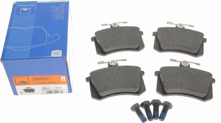 ATE 13.0460-3602.2 - Kit de plaquettes de frein, frein à disque parts5.com