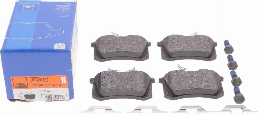 ATE 13.0460-2937.2 - Set placute frana,frana disc parts5.com