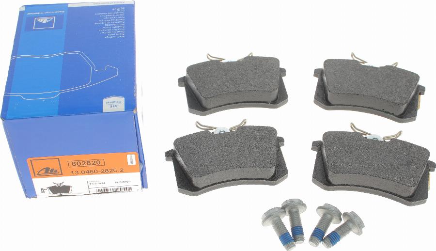 ATE 13.0460-2820.2 - Set placute frana,frana disc parts5.com