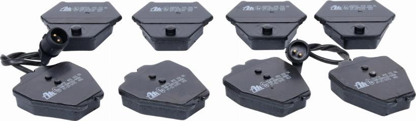 ATE 13.0460-2876.2 - Set placute frana,frana disc parts5.com