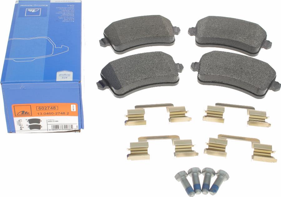 ATE 13.0460-2748.2 - Brake Pad Set, disc brake parts5.com