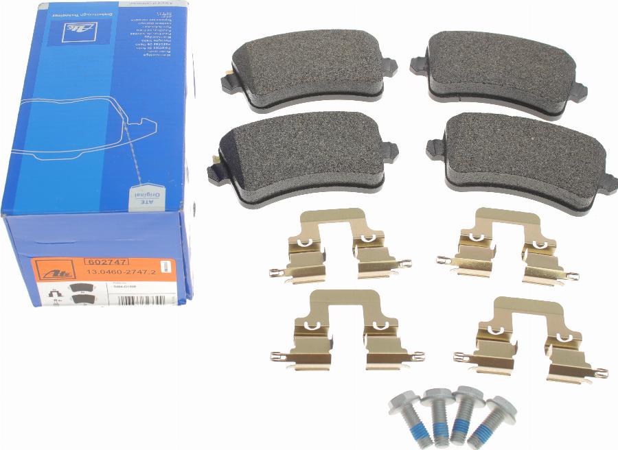 ATE 13.0460-2747.2 - Brake Pad Set, disc brake parts5.com