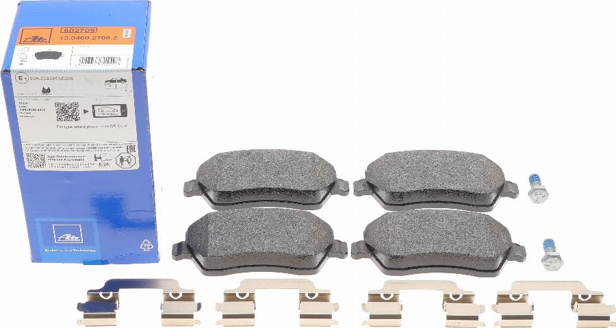 ATE 13.0460-2709.2 - Set placute frana,frana disc parts5.com