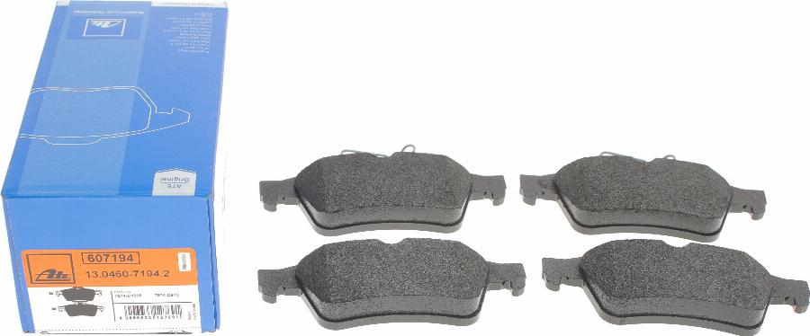 ATE 13.0460-7194.2 - Set placute frana,frana disc parts5.com