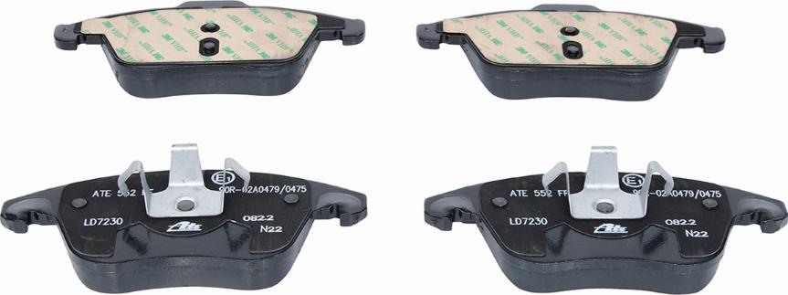 ATE 13.0470-7230.2 - Brake Pad Set, disc brake parts5.com