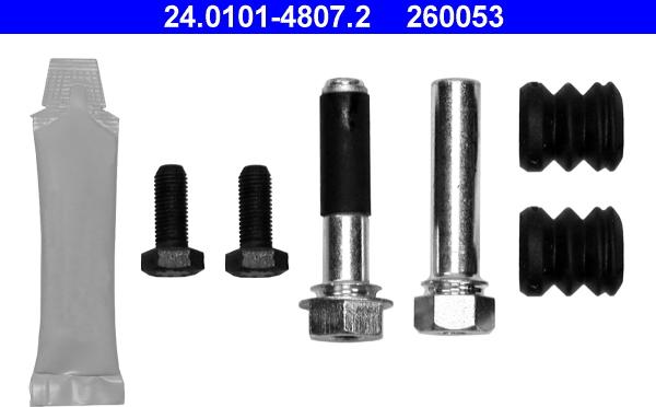 ATE 24.0101-4807.2 - Aksesuar seti, fren kaliperi parts5.com