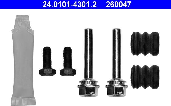 ATE 24.0101-4301.2 - Set accesorii, etrier frana parts5.com