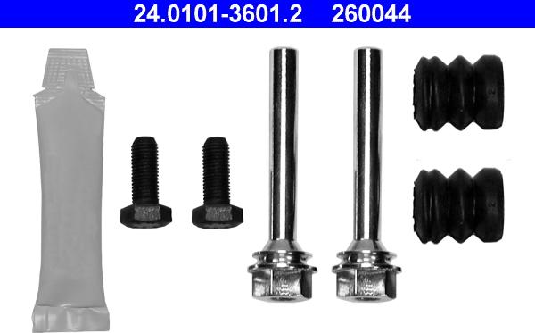 ATE 24.0101-3601.2 - Set accesorii, etrier frana parts5.com