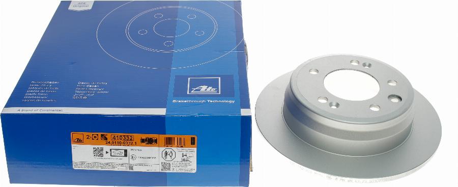 ATE 24.0110-0332.1 - Disc frana parts5.com