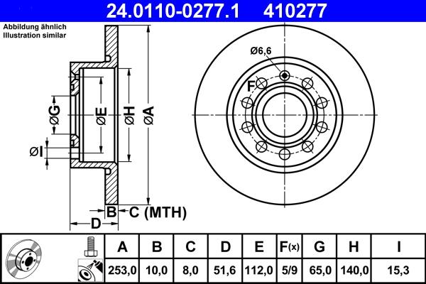 ATE 24.0110-0277.1 - Fren diski parts5.com