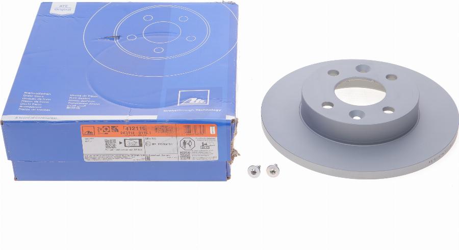 ATE 24.0112-0116.1 - Brake Disc parts5.com