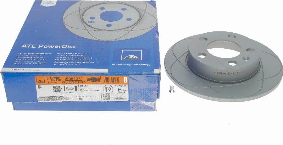 ATE 24.0309-0123.1 - Disque de frein parts5.com