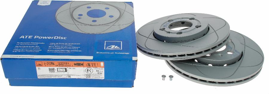 ATE 24.0322-0151.1 - Brake Disc parts5.com