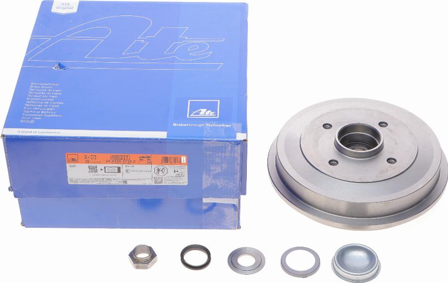 ATE 24.0220-3729.2 - Brake Disc parts5.com