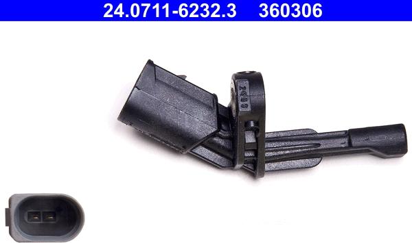 ATE 24.0711-6232.3 - Senzor,turatie roata parts5.com