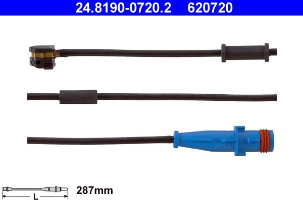 ATE 24.8190-0720.2 - Signalni kontakt, istrošenost kočne obloge parts5.com