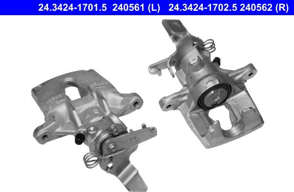 ATE 24.3424-1702.5 - Спирачен апарат parts5.com