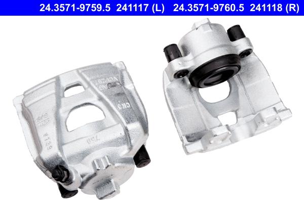 ATE 24.3571-9760.5 - Brake Caliper parts5.com