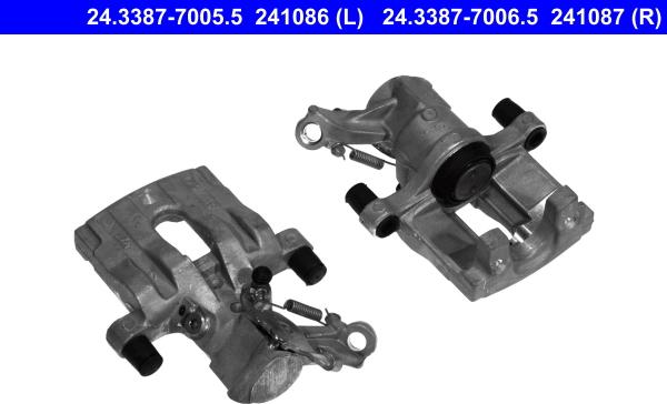 ATE 24.3387-7005.5 - Zacisk hamulca parts5.com