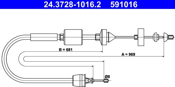 ATE 24.3728-1016.2 - Vaijeri, kytkimen käyttö parts5.com