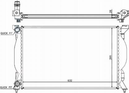 AUDI 8E0121251 - Hűtő, motorhűtés parts5.com