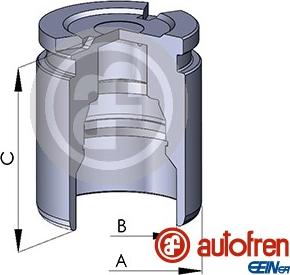 AUTOFREN SEINSA D02593 - Émbolo, pinza del freno parts5.com