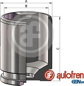 AUTOFREN SEINSA D025594 - Piston, étrier de frein parts5.com