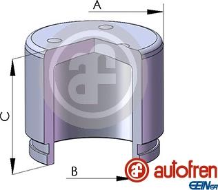 AUTOFREN SEINSA D02553 - Piston, brake caliper parts5.com