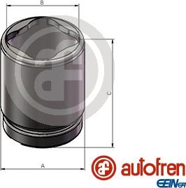 AUTOFREN SEINSA D025684 - Piston, brake caliper parts5.com