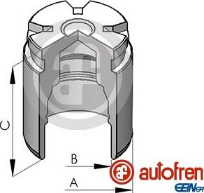 AUTOFREN SEINSA D025120 - Émbolo, pinza del freno parts5.com