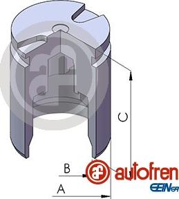 AUTOFREN SEINSA D025758 - Émbolo, pinza del freno parts5.com