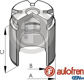 AUTOFREN SEINSA D02578 - Piston, etrier frana parts5.com