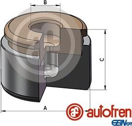 AUTOFREN SEINSA D025731 - Piston, brake caliper parts5.com