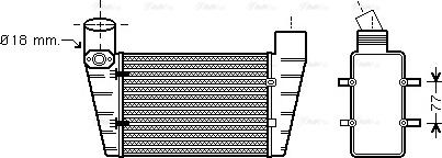 Ava Quality Cooling AI 4225 - Chladič plniaceho vzduchu parts5.com